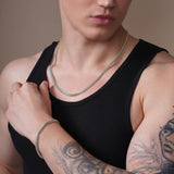 Men's Diamond Cut Franco Gold Chain