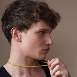 Men's Diamond Cut Franco Gold Chain