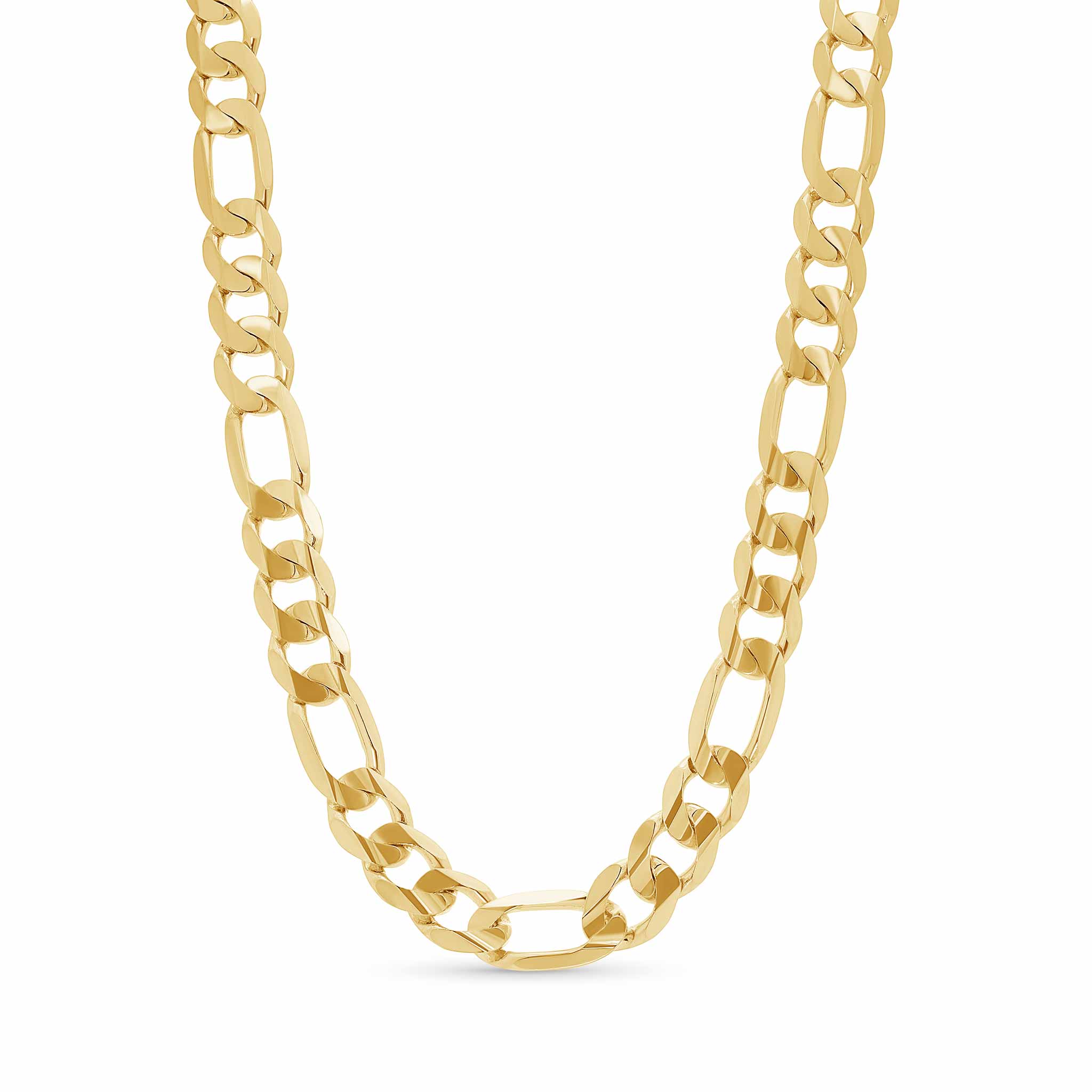 Men's Figaro Yellow Gold Chain