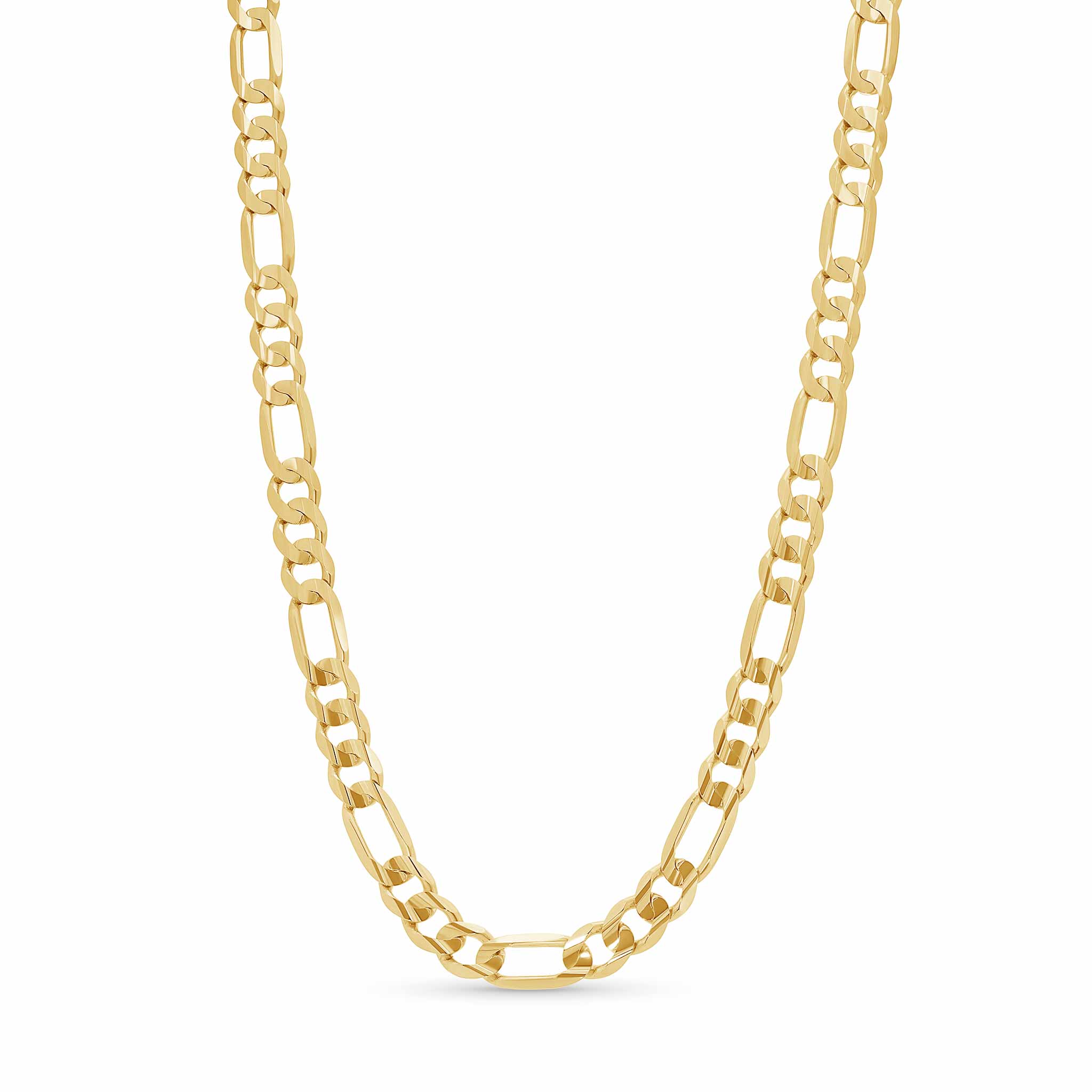 Men's Figaro Yellow Gold Chain