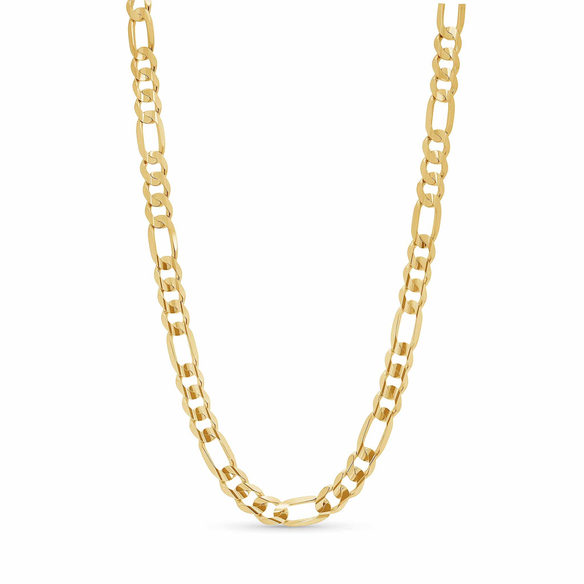 Men's Figaro Yellow Gold Chain