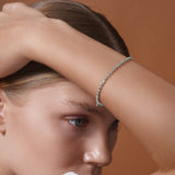 Moon Cut Gold Bead Bracelet