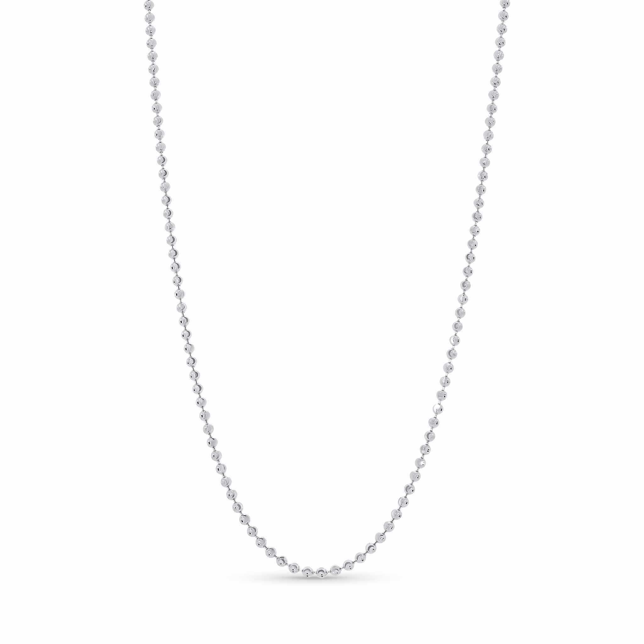 Moon Cut Gold Bead Chain