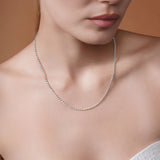 Moon Cut Gold Bead Chain