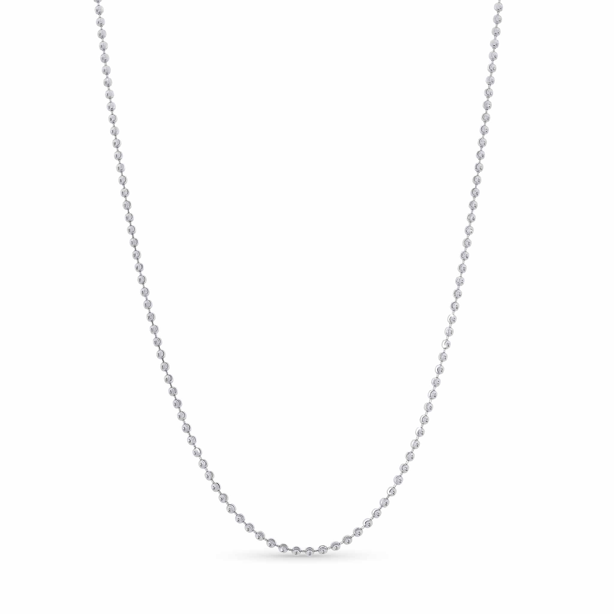 Moon Cut Gold Bead Chain