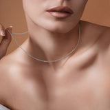Moon Cut Gold Bead Chain