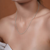 Moon Cut Gold Bead Chain