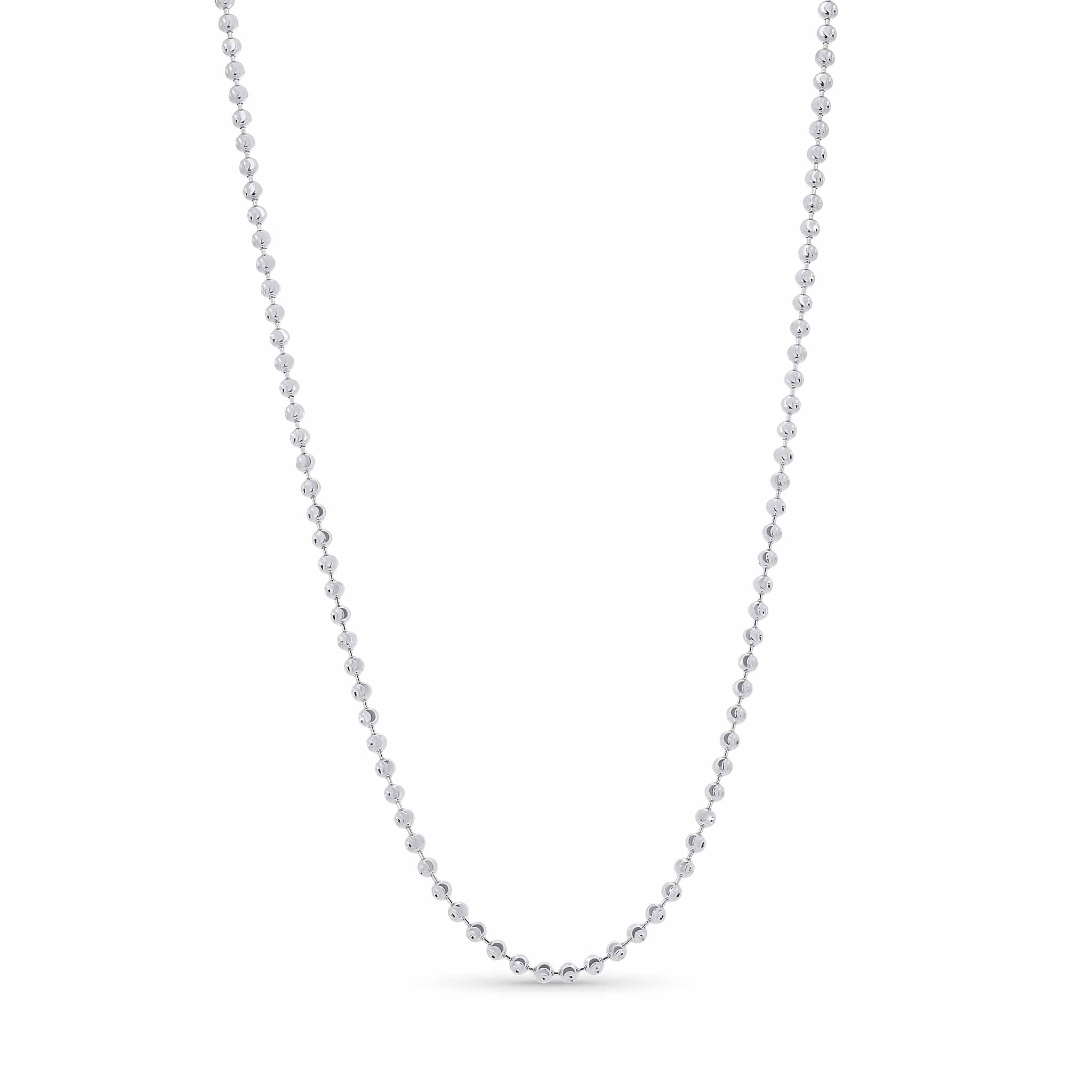 Moon Cut Gold Bead Chain