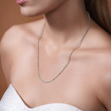 Moon Cut Gold Bead Chain