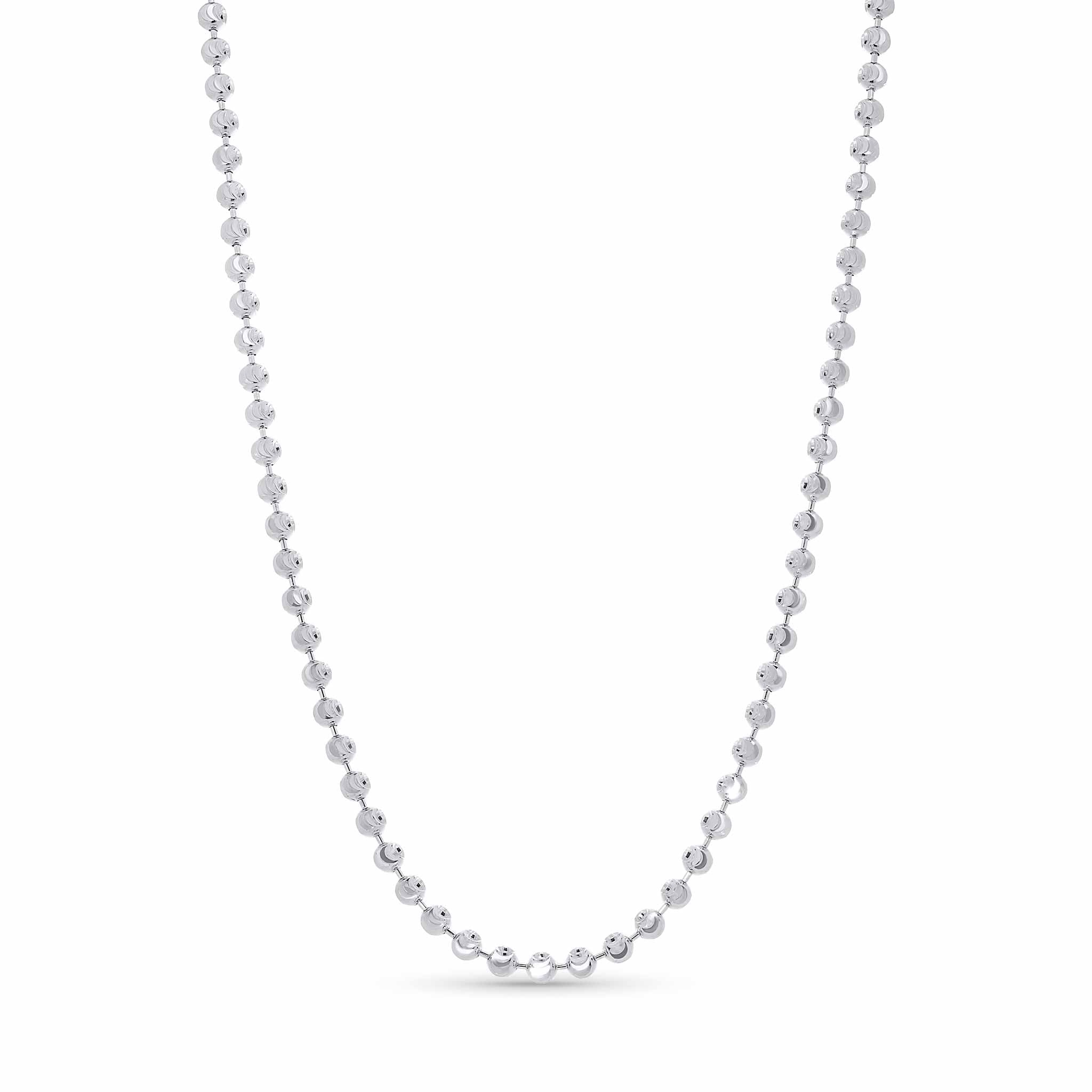 Moon Cut Gold Bead Chain