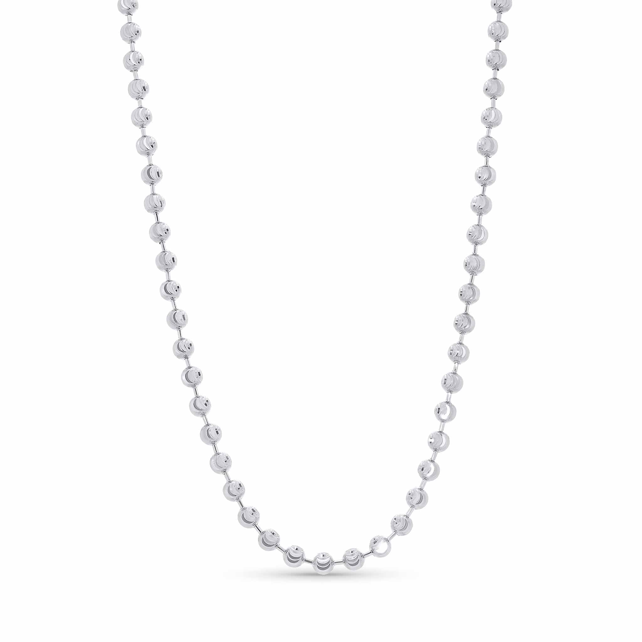 Moon Cut Gold Bead Chain