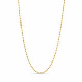 Moon Cut Gold Bead Chain