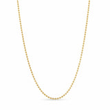 Moon Cut Gold Bead Chain