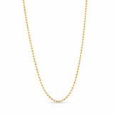 Moon Cut Gold Bead Chain