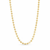 Moon Cut Gold Bead Chain