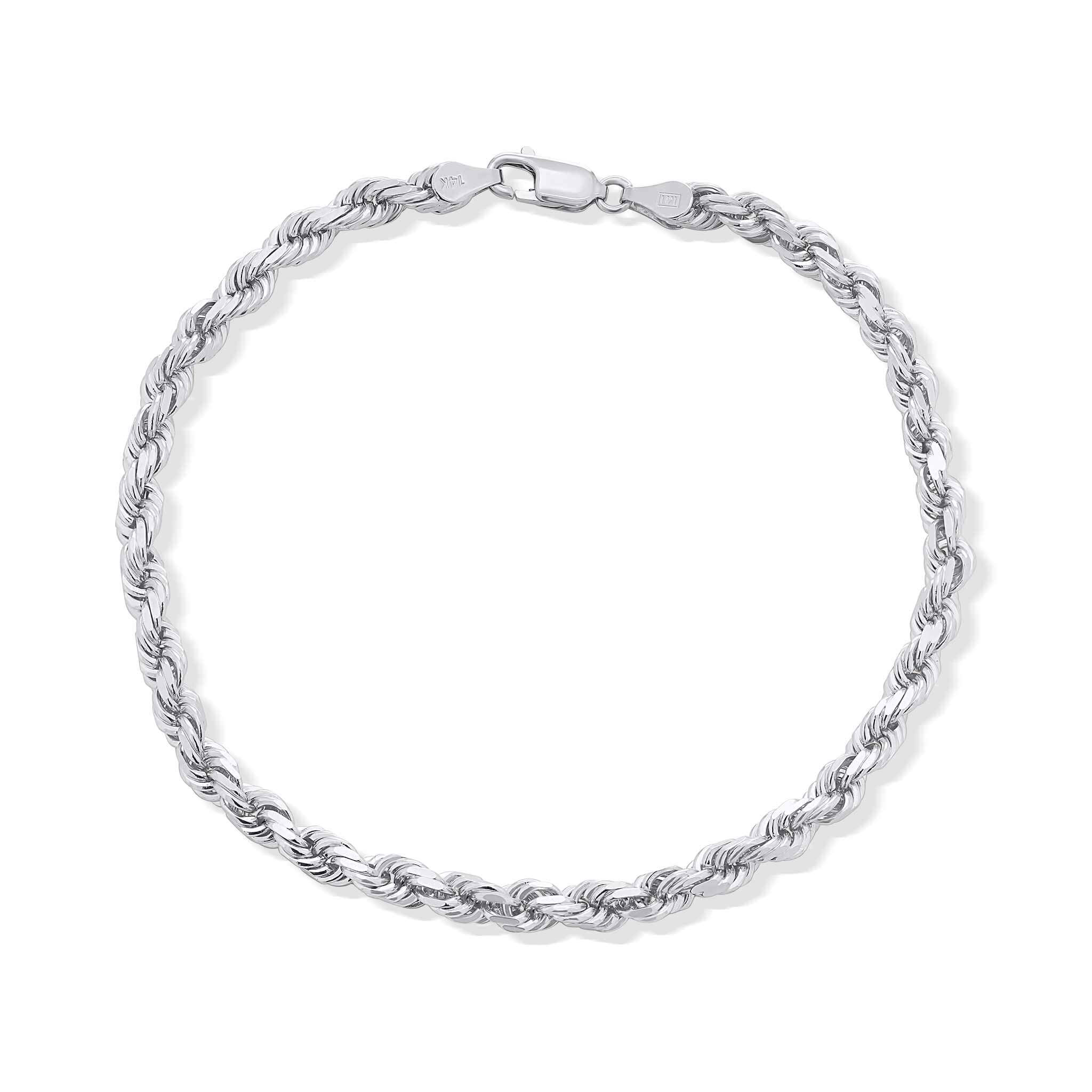 Men's Sterling Silver Rope Bracelet – Barkev's