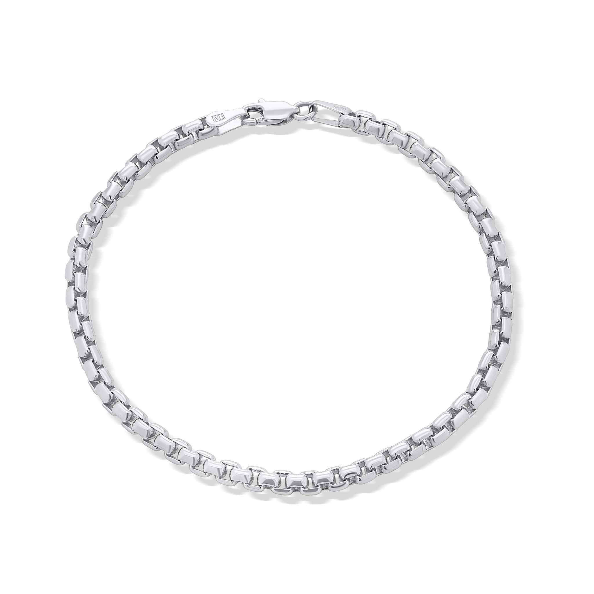 Round Box Chain Bracelet