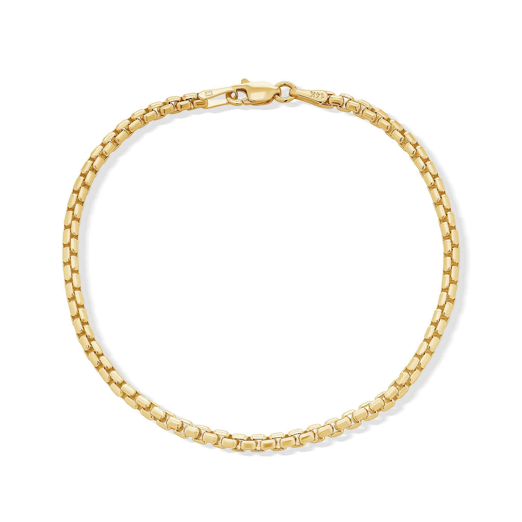 Round Box Chain Bracelet