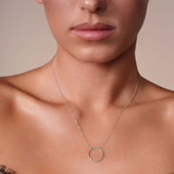Gold Circle Necklace