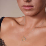 Gold Circle Necklace