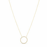 Gold Circle Necklace