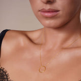 Gold Circle Necklace