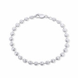 Men's Moon Cut Beat Gold Bracelet