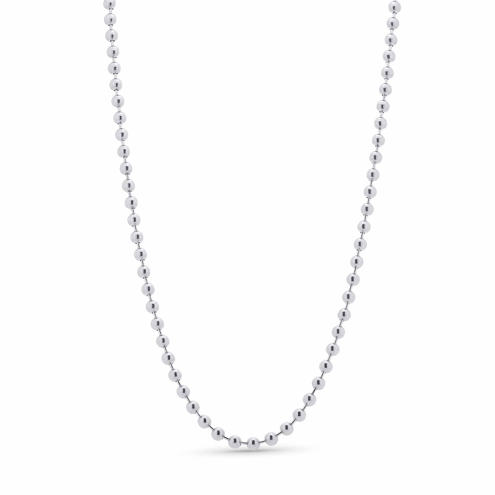 Men's High Polish Gold Bead Chain