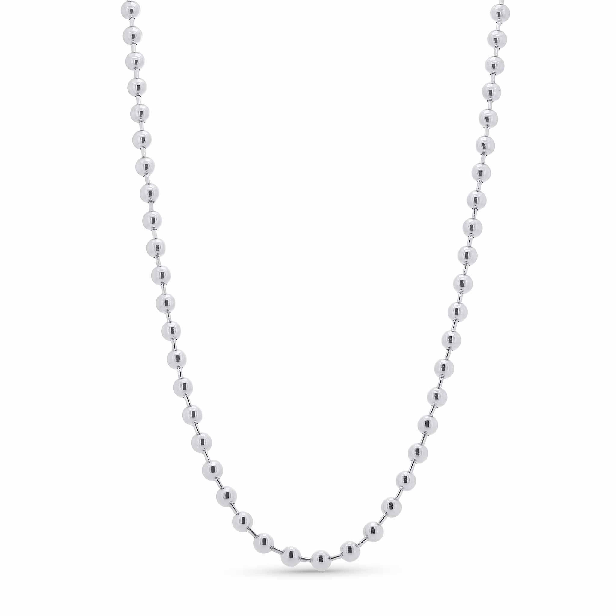 Men's High Polish Gold Bead Chain