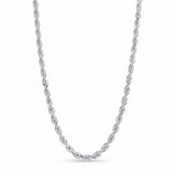 Men's Diamond Cut Rope Gold Chain