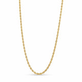 Men's Diamond Cut Rope Gold Chain