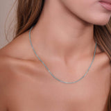 Diamond Cut Spiga Solid Gold Chain