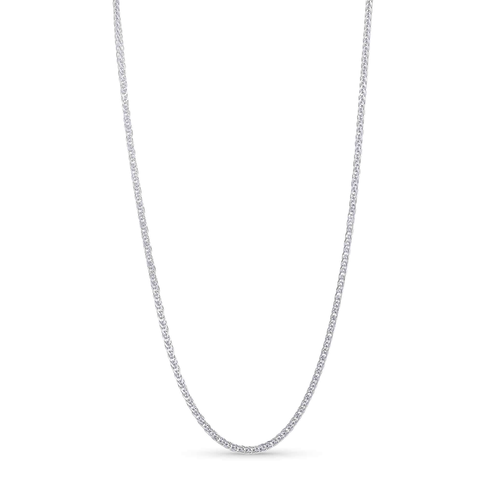 Diamond Cut Spiga Solid Gold Chain