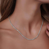 Diamond Cut Spiga Solid Gold Chain