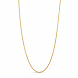 Diamond Cut Spiga Solid Gold Chain
