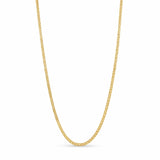 Diamond Cut Spiga Solid Gold Chain