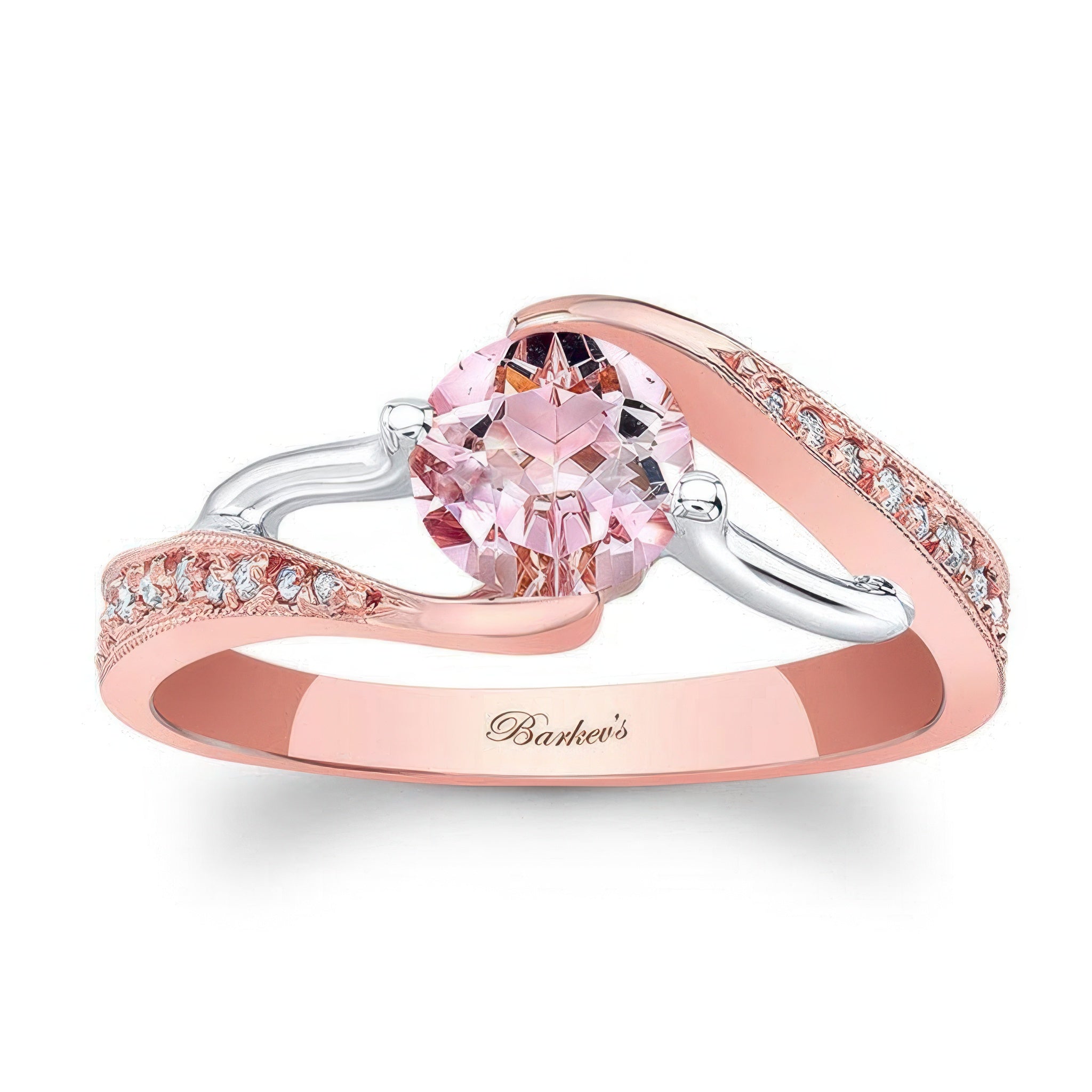 Bypass Morganite Ring