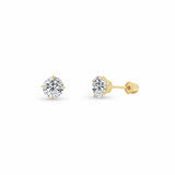14K Gold Lab-Grown Diamond Stud Earrings