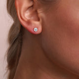 14K Gold Lab-Grown Diamond Stud Earrings