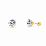 14K Gold Lab-Grown Diamond Stud Earrings