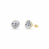 14K Gold Lab-Grown Diamond Stud Earrings