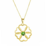Peridot Heart Necklace