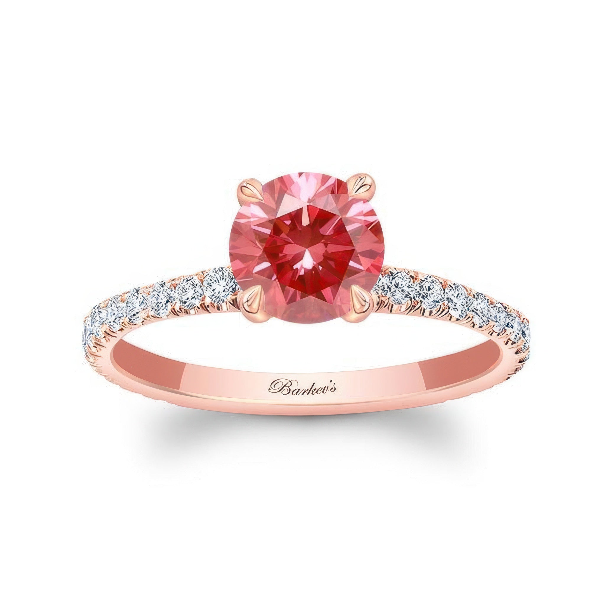 Lab Grown Pink Diamond Ring