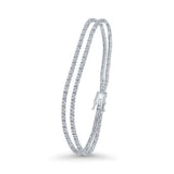 2.5 Carat 2 Row Lab Diamond Tennis Bracelet