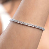 2.5 Carat 2 Row Lab Diamond Tennis Bracelet