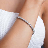 8 Carat Crown Prong Diamond Tennis Bracelet