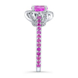 Ribbon Pink Sapphire Ring