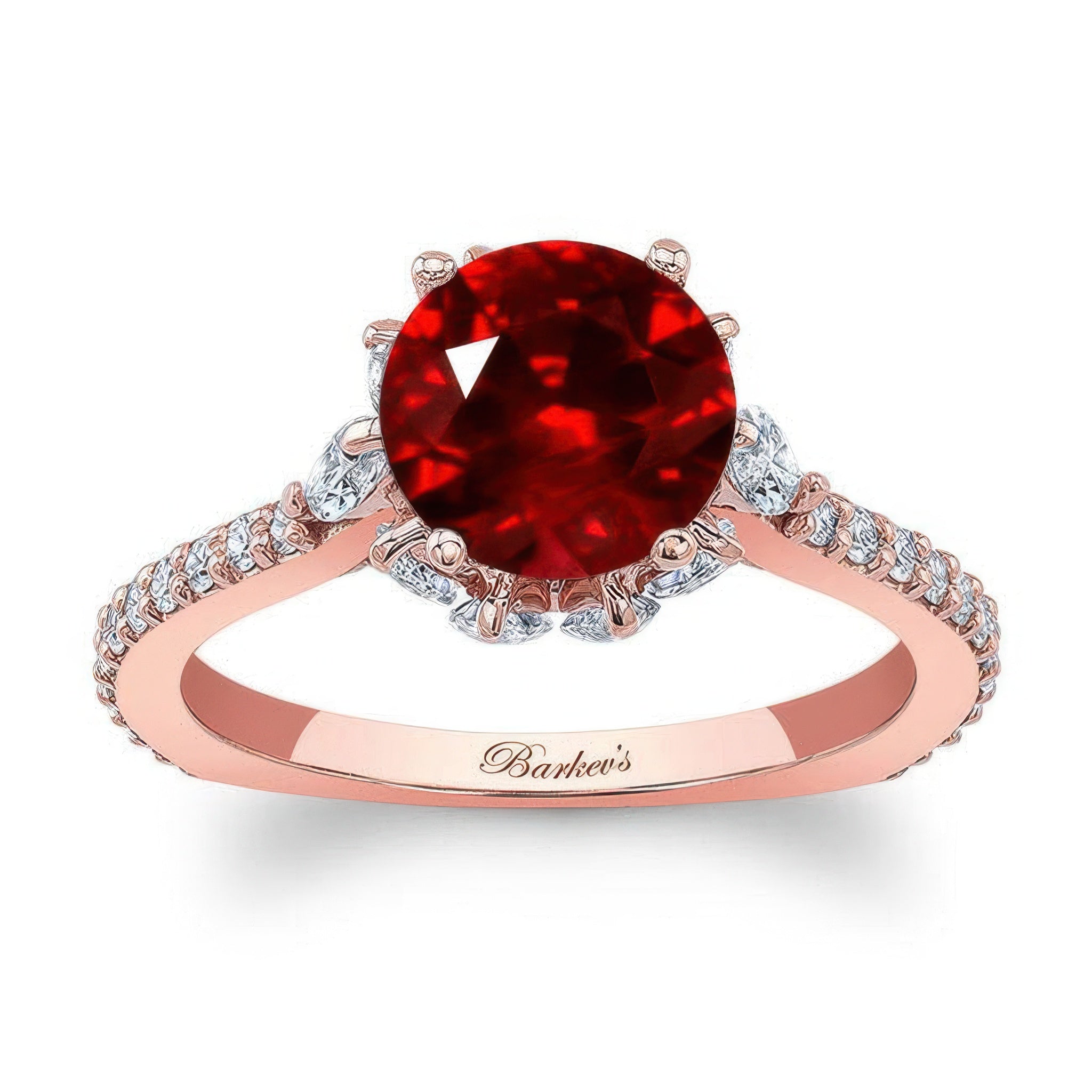 2 Carat Ruby And Diamond Ring