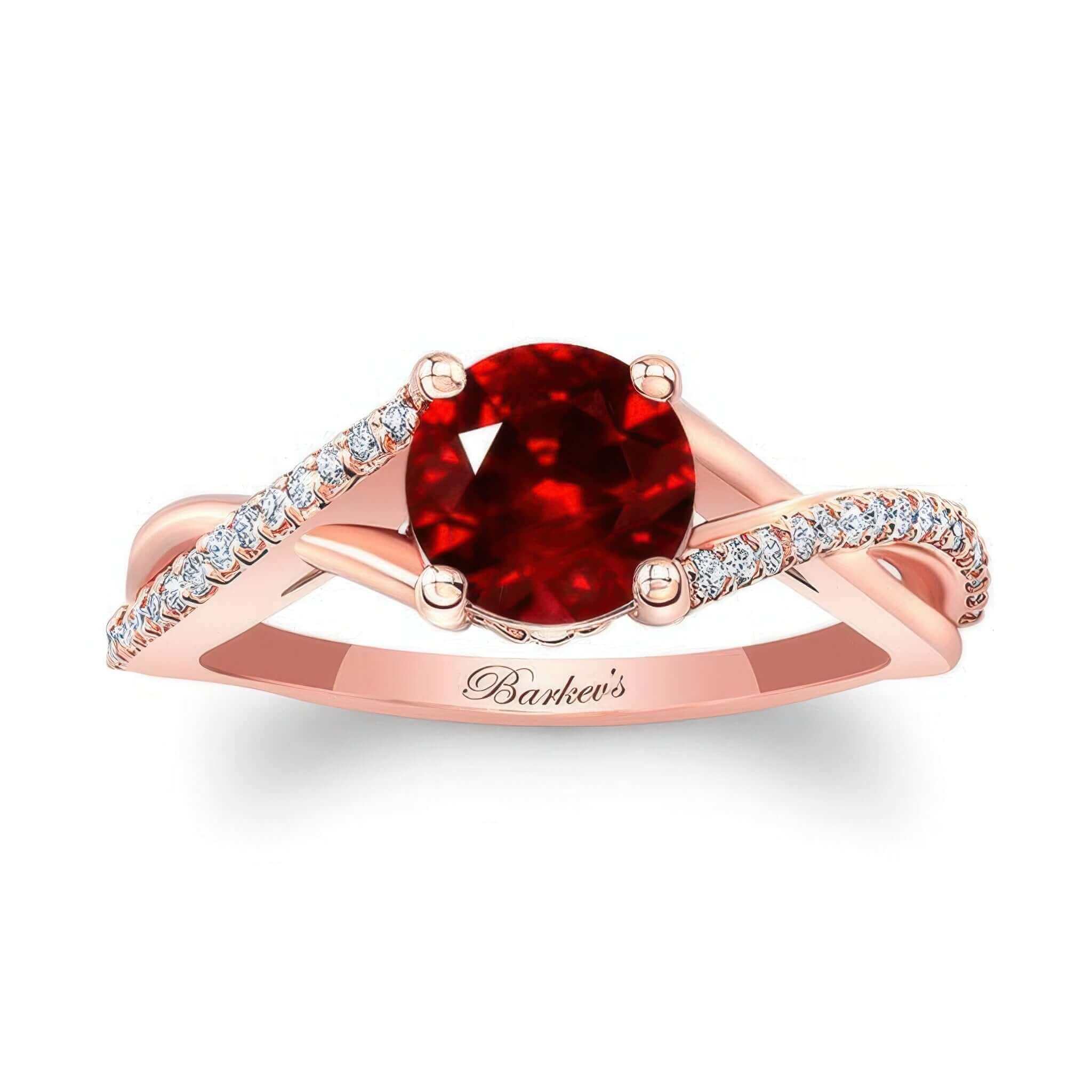 One Carat Ruby And Diamond Ring