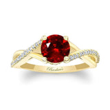 One Carat Ruby And Diamond Ring